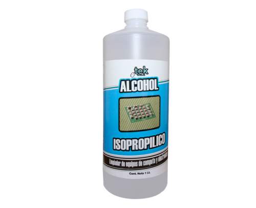 ALCOHOL ISOPROPILICO EN LITRO TEKCLEAN 1 litro
